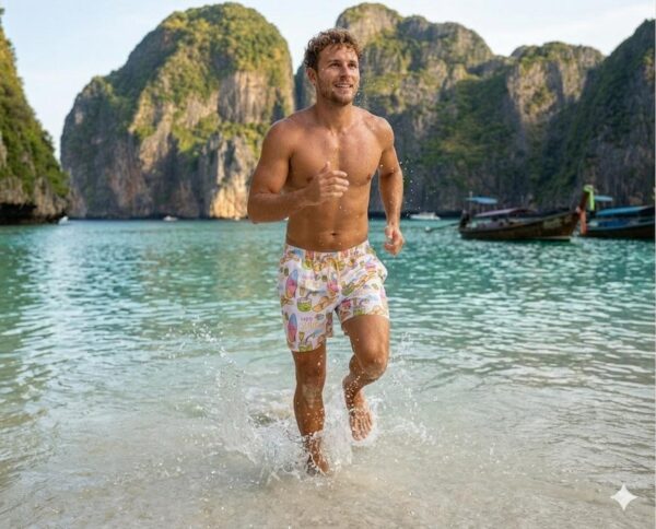 WhatsApp Image 2026-03-11 at 3.10.07 PM Summer Doodles Swimshorts P210 | مايوه خربشات الصيف 🥥
