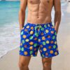Tropical Fruits Swim Shorts P154 مايوه الفواكه الاستوائية