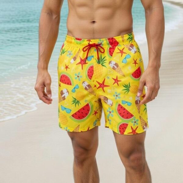WhatsApp Image 2026-03-14 at 1.30.46 PM Tropical Treats Swim Shorts p169 مايوه حلويات استوائية