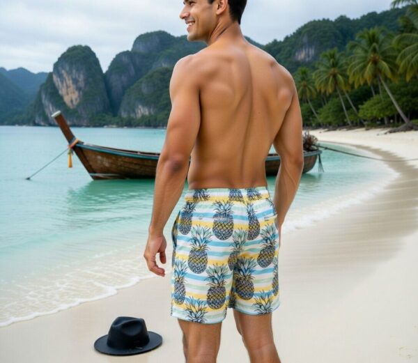 WhatsApp Image 2026-03-14 at 1.42.06 PM Pineapple Paradise Swim Shorts p172 مايوه جنة الأناناس