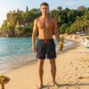 Midnight Carnival Swim Shorts P193 مايوه كرنفال منتصف الليل