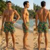 Tropical Oasis Swim Shorts p196 مايوه الواحة الاستوائية