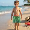 Kids Watermelon Stripes  P205 شورت البطيخ المخطط