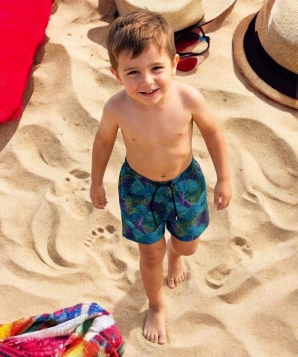 WhatsApp Image 2026-03-25 at 6.52.01 PM Kids Tropical Night Swimshorts P217 شورت شاطئ بنقشة الغابة الليلية