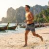 WhatsApp Image 2026-03-25 at 9.02.52 PM Swim shorts Midnight Stripe P185 مايوه خطوط منتصف الليل