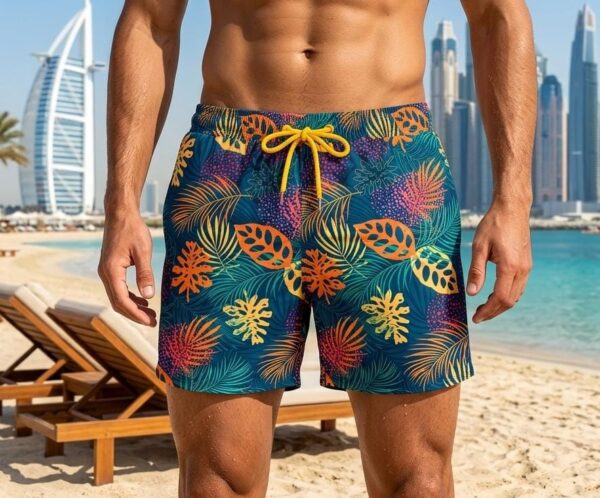 WhatsApp Image 2026-03-26 at 1.24.09 AM Neon Forest SwimShorts P175 شورت الغابة النيون