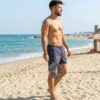 Midnight Plume Swim Shorts p206 شورت سباحة "ريش منتصف الليل"