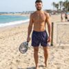 Midnight Plume Swim Shorts p206 شورت سباحة "ريش منتصف الليل"