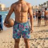 WhatsApp Image 2026-04-29 at 4.51.03 PM Tropical Floral Swim Shorts P216 شورت سباحة الزهور الاستوائي