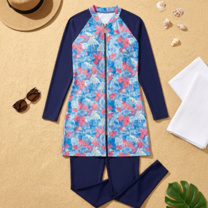 Azure Breeze Modest Borkini P216 بوركيني نسيم الأزور