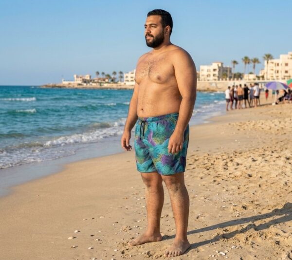 WhatsApp Image 2026-05-03 at 12.50.04 AM Amazonian Leaf Swim Shorts P217 شورت سباحة "أوراق الأمازون مقاسات خاصة