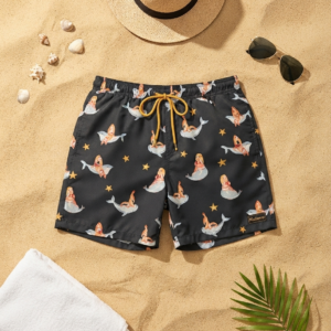 The Ocean Muse SwimShorts p161 مايوه إلهام المحيط
