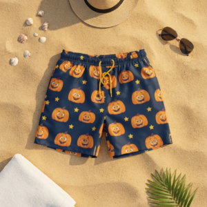 Pumpkin Smile Swim Shorts P151  مايوه ابتسامة البامبكين