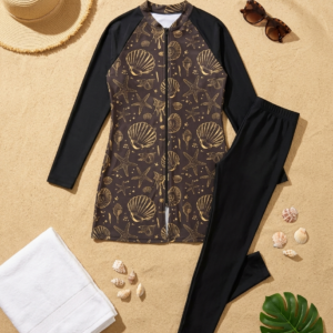 Golden Shells Borkini P202 بوركيني صدف الذهب