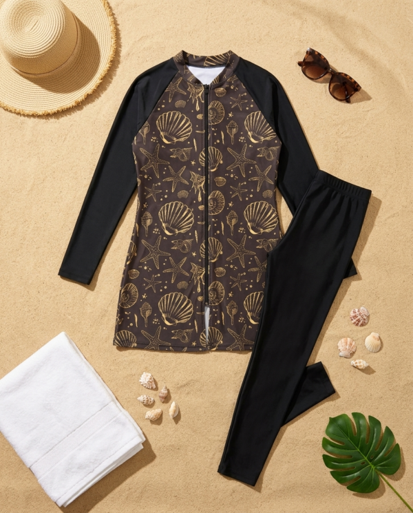 Golden Shells Borkini P202 بوركيني صدف الذهب