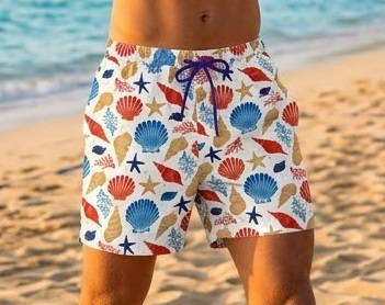 106 Ocean Treasures Swimshorts P106 مايوه كنوز المحيط