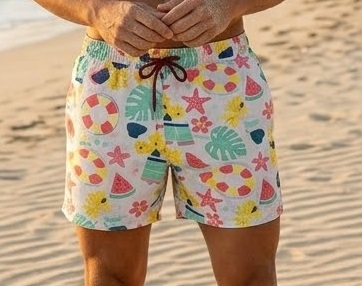 108 Beach Day Play Swimshorts P108 مايوه مرح الشاطئ