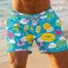 109 Tropical Sunshine Swimshorts P109 مايوه شروق الشمس الاستوائية