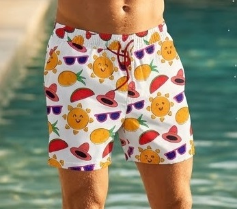 118 Sunny Fiesta Swimshorts P118 مايوه مهرجان الشمس