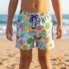119-3 Sunny Summer Kids Swim Shorts P119 مايوه شمس ومرح للأطفال