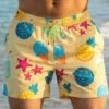 121 Tropical Bliss Swimshorts P121 مايوه ركوب سعادة استوائية