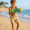 123-2 Melon Madness Kids Swim Shorts P123 مايوه جنون البطيخ للأطفال
