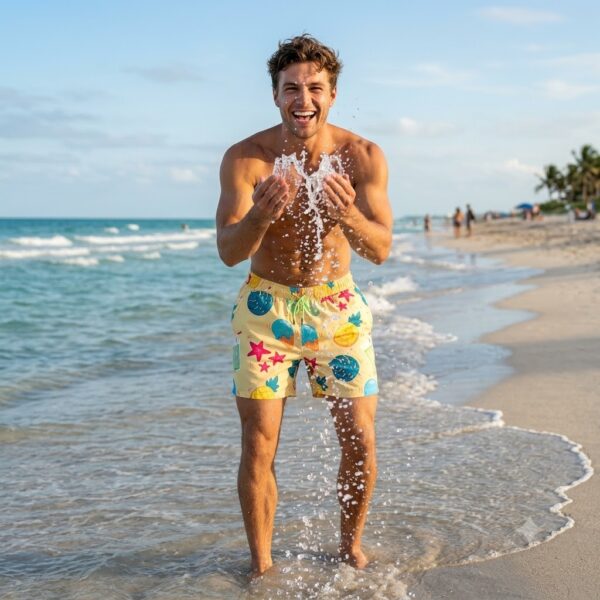18c28909-7bc8-4d35-ba56-5c0268ee1bd8 Tropical Bliss Swimshorts P121 مايوه ركوب سعادة استوائية