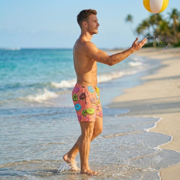 Donut Daze Swimshorts  P117 مايوه حلاوة الدونات