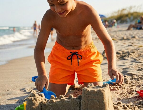 Plain Kids swimshorts مايوه للأطفال سادة