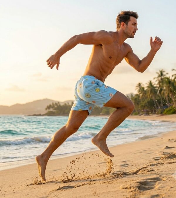 6d8f846c-1028-4dd5-b7a8-99174cc4db79 Waves of Fun Swimshorts P103 مايوه موجات المرح