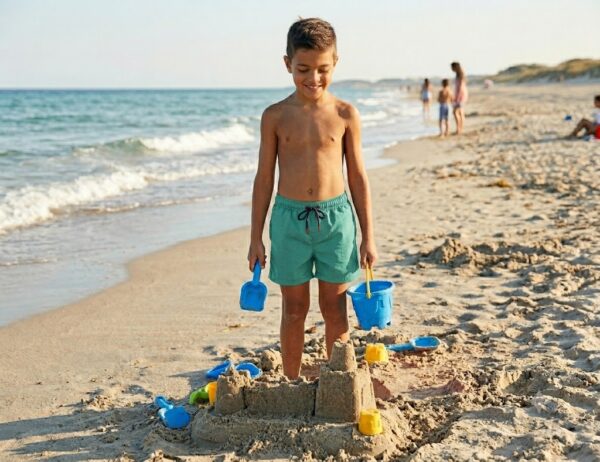 Plain Kids swimshorts مايوه للأطفال سادة
