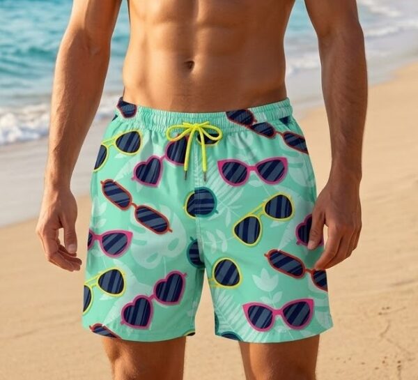 9008912a-b496-4670-a265-8a18577cb65f Summer Vibes Swimshorts P107 مايوه شاطئ نفحات الصيف