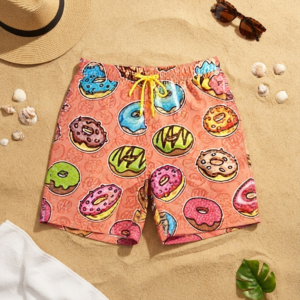 Donut Daze Swimshorts  P117 مايوه حلاوة الدونات