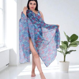 Ocean Breeze Chiffon Coverup P217 كاش مايوه شاطئ شيفون نسيم المحيط
