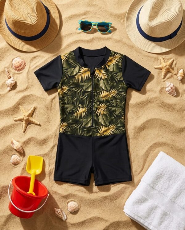 Jungle Breeze Kids' Swim Suit P163 مايوه سوت نسيم الغابة للأطفال
