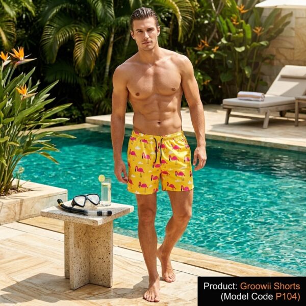 a3aacdb1-67a1-407a-a7bf-fe79aeb90354 Flamingo Splash Swimshorts P104 مايوه موجة الفلامنجو