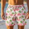 d25a0fa0-2932-4dd3-810f-c78221f44205 Flamingo Dream Swimshorts P125 مايوه حلم الفلامنغو