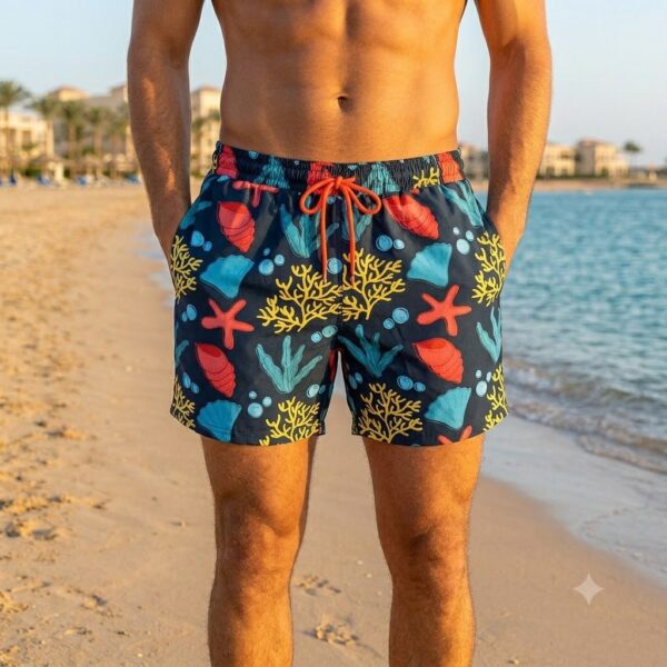 e31e4246-933b-4f33-a97e-d25d903b767b Deep Ocean Reef SwimShorts P127 مايوه أعماق المرجان