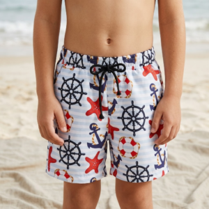Little Captain Nautical Kids Swim Shorts P102  مايوه الكابتن الصغير للأطفال