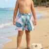 130-2 The Sunset Palms Kids Swim Shorts P130 مايوه نخيل الغروب للأطفال
