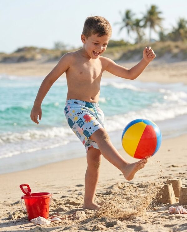 The Deep Sea Kids Swim Shorts P131 مايوه كائنات الأعماق للأطفال