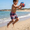 Abstract Splash Kids Swim Shorts P155 مايوه الفرشاة التجريدية للأطفال