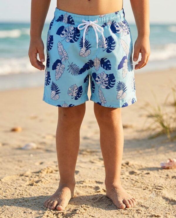 165-kids Tropical Paradise Kids Swim Shorts P165 مايوه الجنة الاستوائية للأطفال