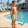 191-kids-2 Resort Rainbow Kids Swim Shorts P191 مايوه بألوان الطيف للأطفال