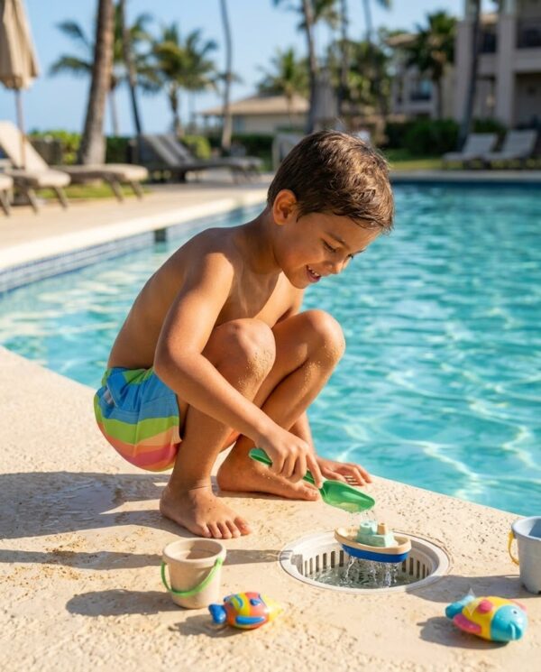 191-kids Resort Rainbow Kids Swim Shorts P191 مايوه بألوان الطيف للأطفال