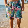 200-kids Tropical Oasis Kids Swim Shorts P200 مايوه الواحة الاستوائية للأطفال