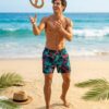 p152-1 Midnight Oasis SwimShorts P152 مايوه الواحة الليلية