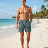 The Deep Blue SwimShorts  P170 مايوه أزرق عميق