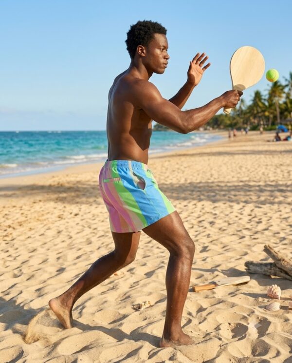 p191-3 The Sunrise Horizon SwimShorts P191 مايوه أفق الشروق