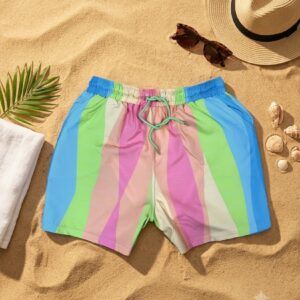 The Sunrise Horizon SwimShorts  P191 مايوه أفق الشروق